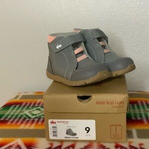 See Kai Run Gray and Pink boots size 9